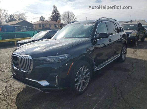 5UXCW2C5XKL083497 2019 BMW X7 Черный Передняя левая четверть