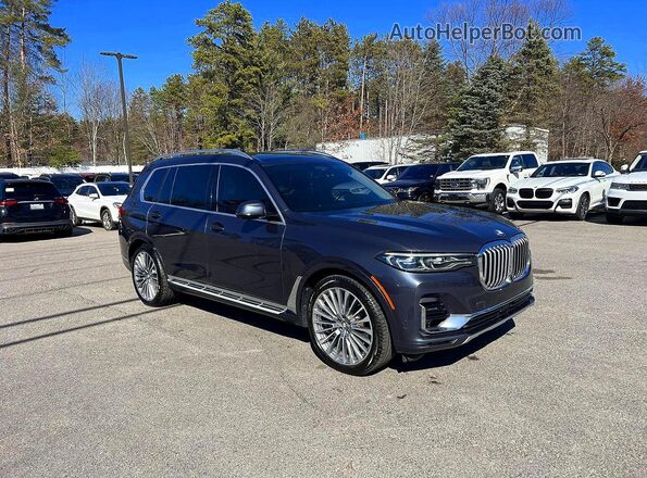 5UXCW2C5XKLB43622 2019 BMW X7 Серый Задняя левая четверть