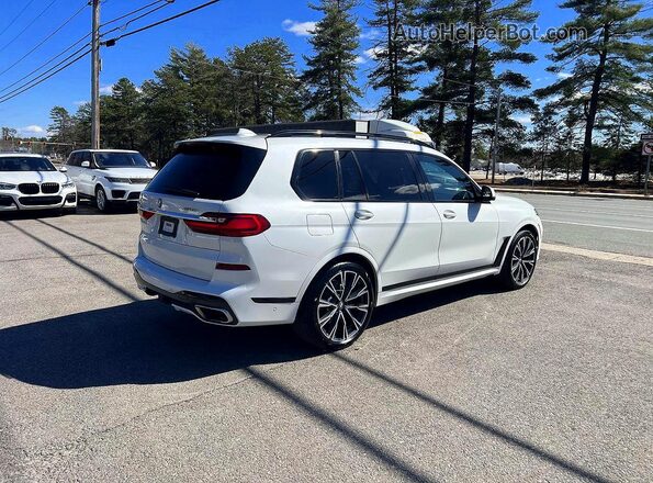 5UXCX4C51KLS37426 2019 BMW X7 Белый Задняя правая четверть