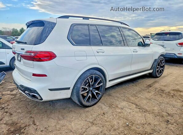 5UXCX4C51KLS38639 2019 BMW X7 White Հետևի աջ
