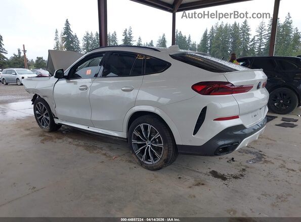 5UXCY6C01L9B63214 2020 BMW X6 Белый Задняя левая четверть