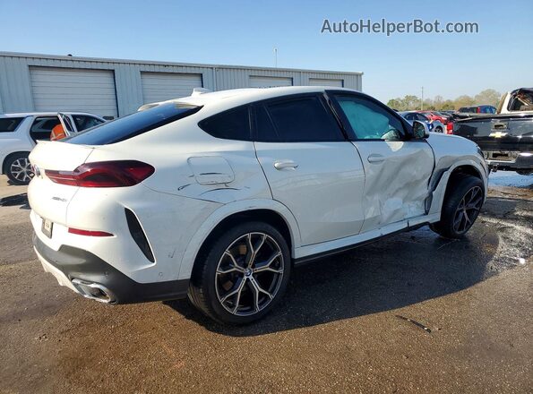 5UXCY6C05P9P84054 2023 BMW X6 White Tył prawy