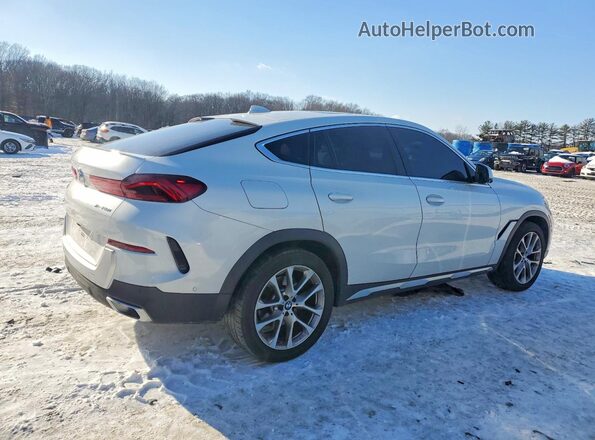 5UXCY6C06P9P92292 2023 BMW X6 White Tył prawy