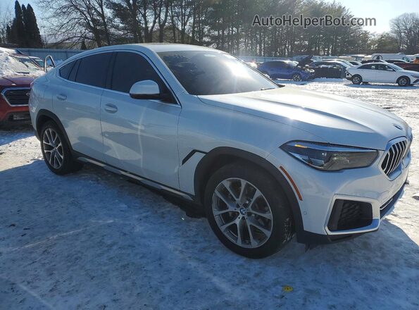 5UXCY6C06P9P92292 2023 BMW X6 White Przód prawy