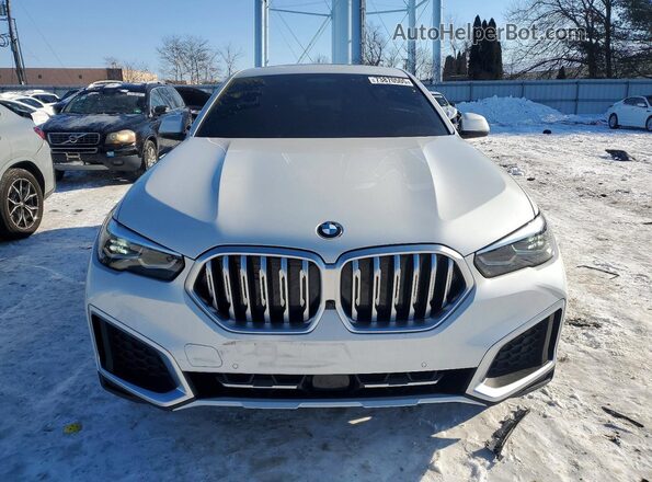 5UXCY6C06P9P92292 2023 BMW X6 White Widok z przodu
