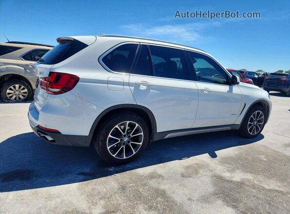 5UXKR2C55J0Z19476 2018 BMW X5 Белый Задняя правая четверть