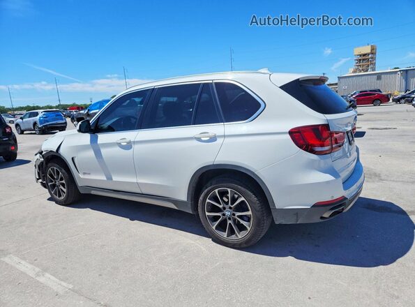 5UXKR2C55J0Z19476 2018 BMW X5 Белый Задняя левая четверть
