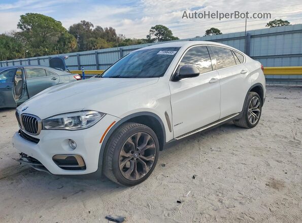 5UXKU2C56G0N83151 2016 BMW X6 Белый Передняя левая четверть