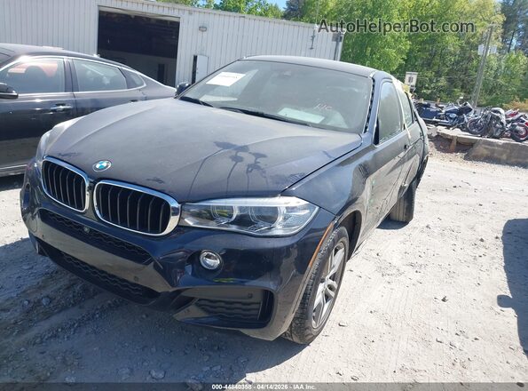 5UXKU2C59K0Z64341 2019 BMW X6 Черный Передняя левая четверть