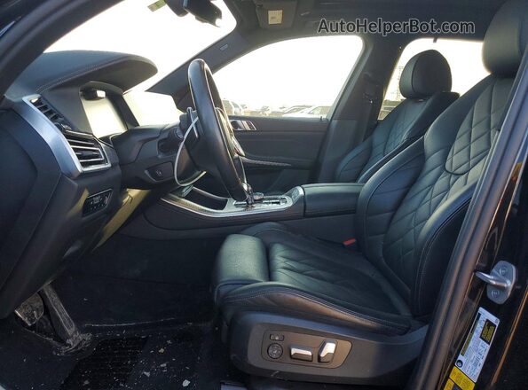 5UXTA6C02P9P96389 2023 BMW X5 Black Вид салону спереду