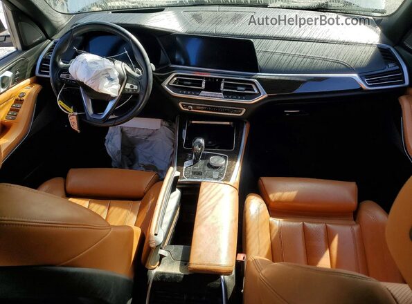 5UXTA6C06M9D34268 2021 BMW X5 Белый Вид панели приборов