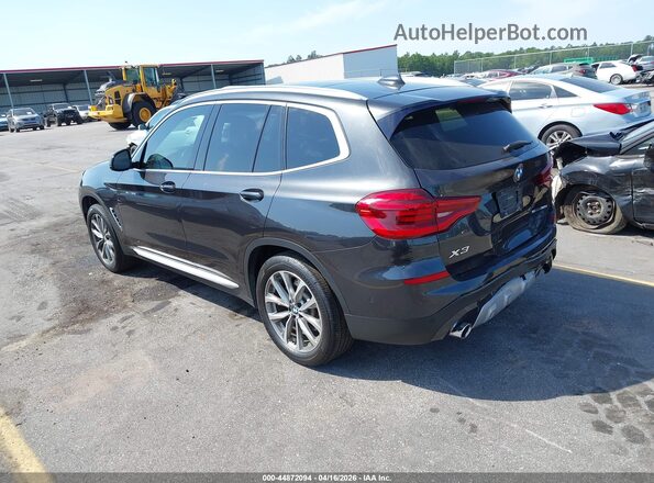 5UXTR7C51KLE97145 2019 BMW X3 Black Tył lewy