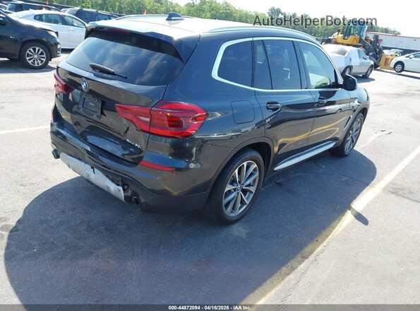 5UXTR7C51KLE97145 2019 BMW X3 Black Tył prawy