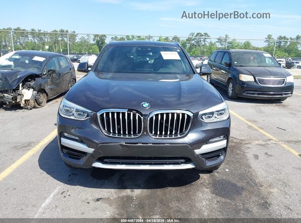 5UXTR7C51KLE97145 2019 BMW X3 Black Widok zestawu wskaźników