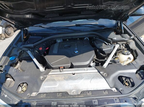 5UXTR7C51KLE97145 2019 BMW X3 Black Widok z tyłu