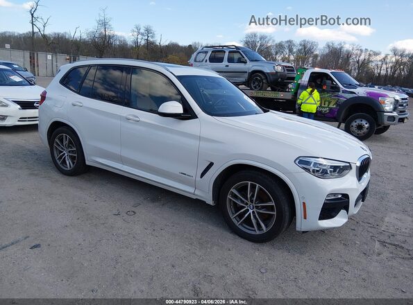 5UXTR9C54JLC78447 2018 BMW X3 White Przód prawy