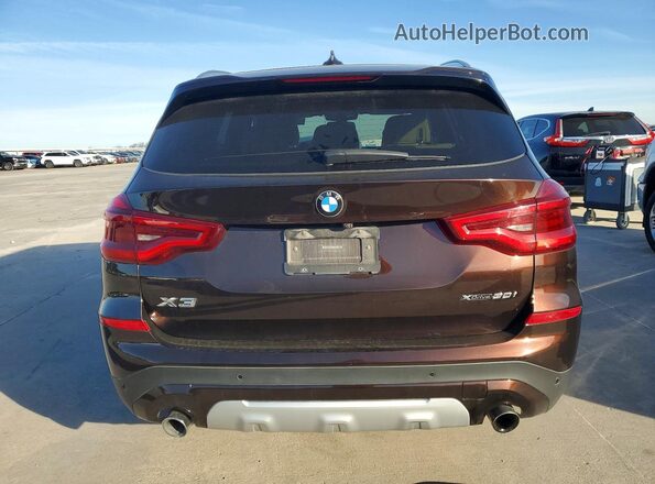 5UXTR9C55KLP76669 2019 BMW X3 Коричневый Вид сзади
