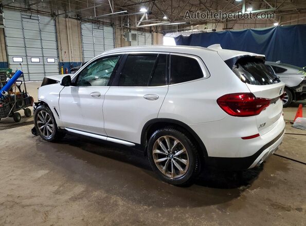 5UXTR9C59KLE19966 2019 BMW X3 White Հետևի ձախ