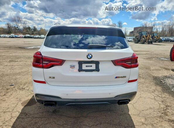 5UXTS3C52K0Z06930 2019 BMW X3 Белый Вид сзади