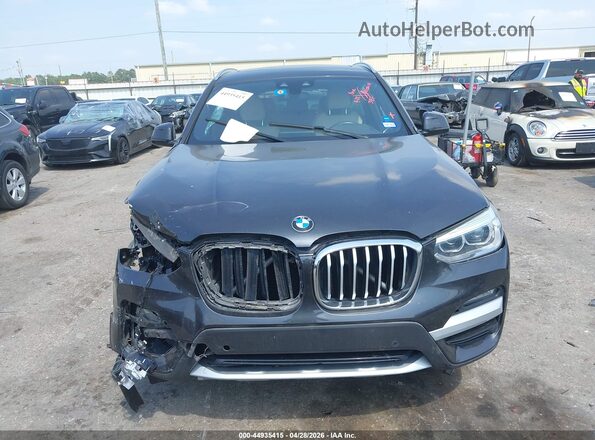 5UXTY3C01LLU72521 2020 BMW X3 Gray Widok zestawu wskaźników