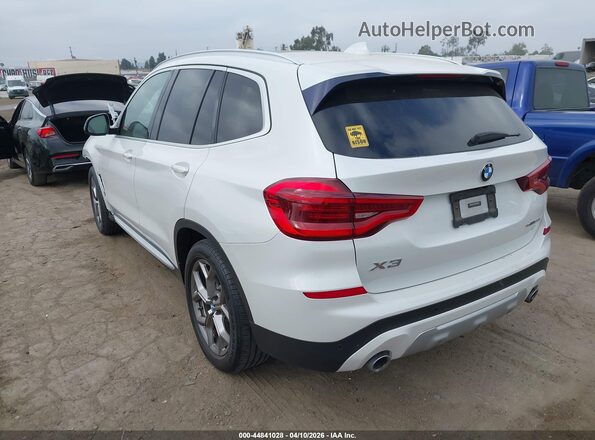 5UXTY3C02L9D67857 2020 BMW X3 White Tył lewy