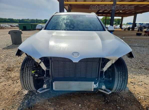 5UXTY3C02M9G87827 2021 BMW X3 Серебряный Вид спереди