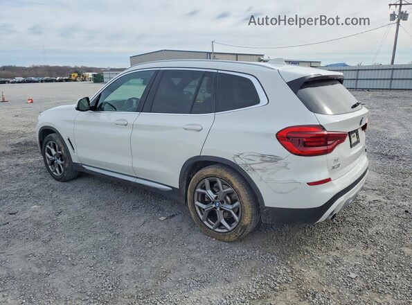 5UXTY3C05M9E84821 2021 BMW X3 White Tył lewy