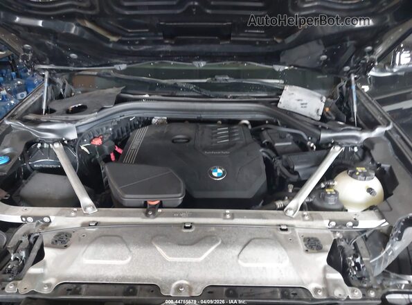 5UXTY3C08M9D79917 2021 BMW X3 Black უკანა ხედი