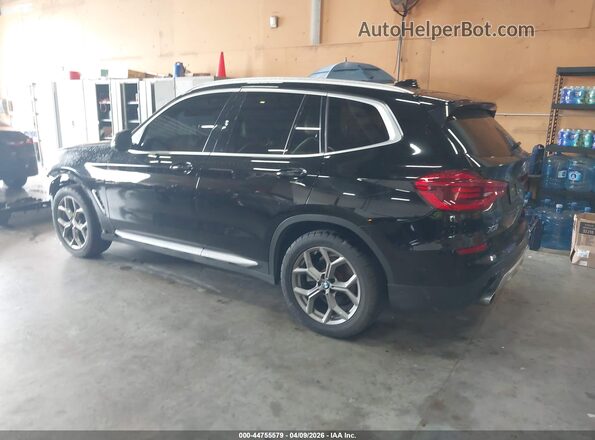 5UXTY3C08M9D79917 2021 BMW X3 Black უკანა მარცხენა