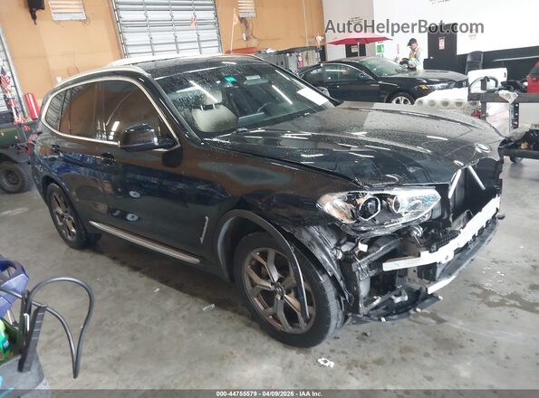 5UXTY3C08M9D79917 2021 BMW X3 Black წინა მარჯვენა