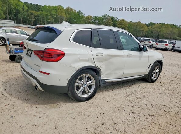 5UXTY5C01L9B75843 2020 BMW X3 White Tył prawy