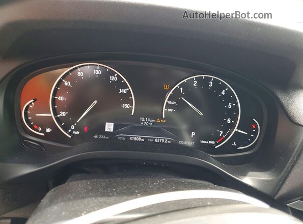 5UXTY5C01L9B75843 2020 BMW X3 White Widok zestawu wskaźników