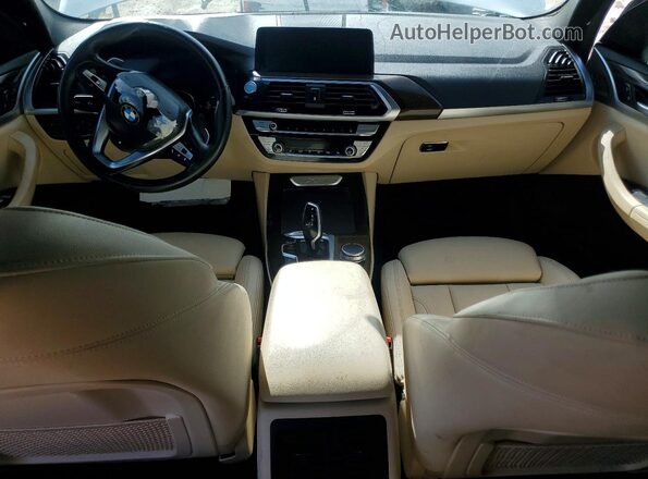 5UXTY5C02L9D31985 2020 BMW X3 Белый Вид панели приборов