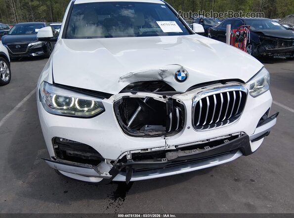 5UXTY5C03L9C41356 2020 BMW X3 White წინა ხედი