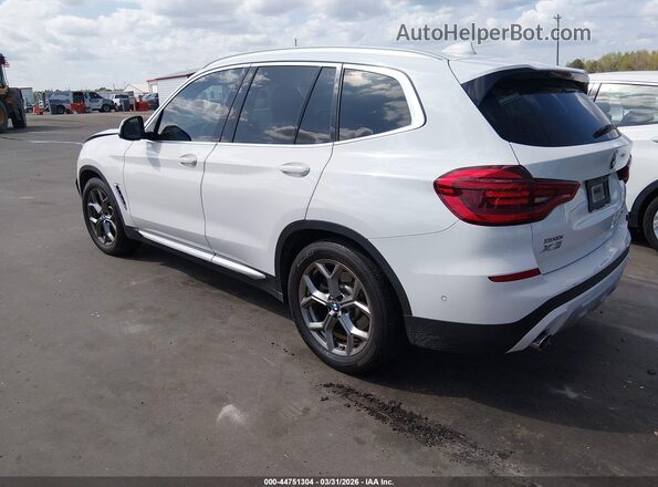 5UXTY5C03L9C41356 2020 BMW X3 White უკანა მარცხენა