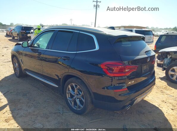 5UXTY5C04LLT33852 2020 BMW X3 Black უკანა მარცხენა