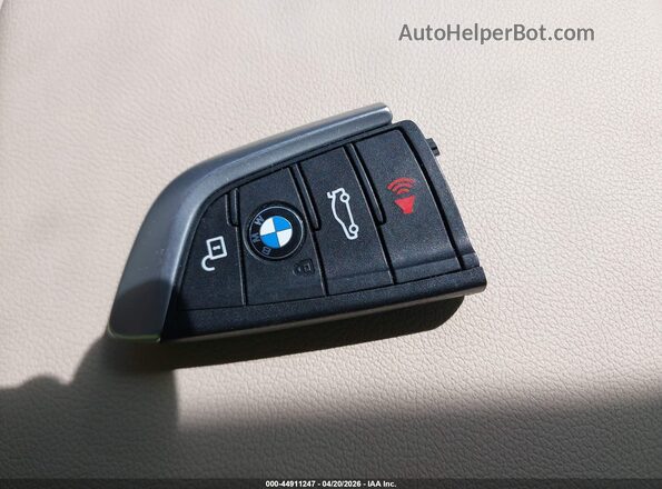 5UXTY5C04LLT33852 2020 BMW X3 Black წინა პანელის ხედი