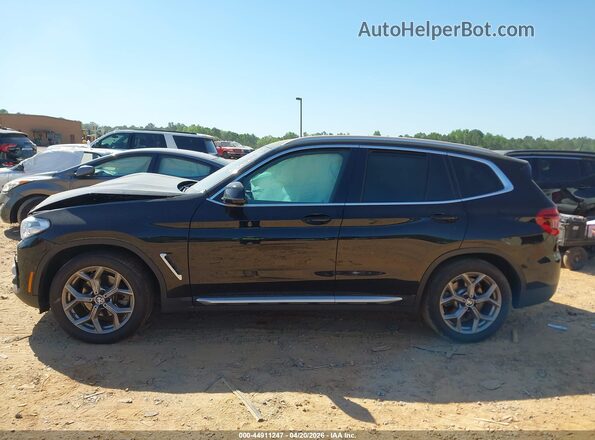 5UXTY5C04LLT33852 2020 BMW X3 Black სალონის 360-გრადუსიანი ხედი