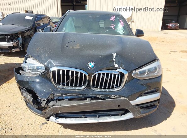 5UXTY5C04LLT33852 2020 BMW X3 Black წინა ხედი