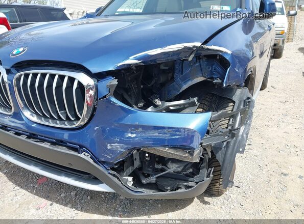 5UXTY5C05LLT33309 2020 BMW X3 Blue Widok z przodu
