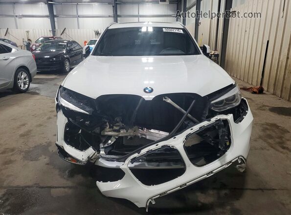 5UXTY5C05M9H33114 2021 BMW X3 Белый Вид спереди