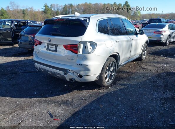 5UXTY5C07LLT38589 2020 BMW X3 Белый Задняя правая четверть