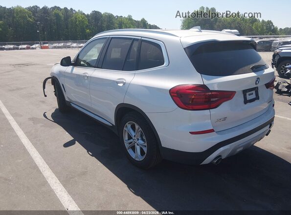 5UXTY5C09LLT35094 2020 BMW X3 Белый Задняя левая четверть