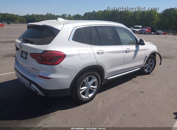 5UXTY5C09LLT35094 2020 BMW X3 Белый Задняя правая четверть