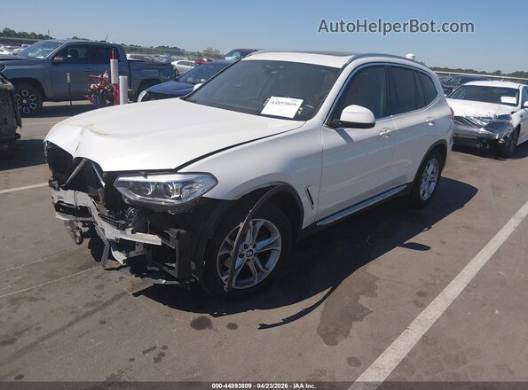 5UXTY5C09LLT35094 2020 BMW X3 Белый Передняя левая четверть