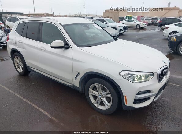 5UXTY5C0XL9C23131 2020 BMW X3 Белый Передняя правая четверть