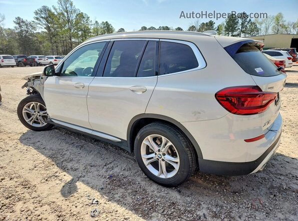 5UXTY5C0XL9D10155 2020 BMW X3 Белый Задняя левая четверть