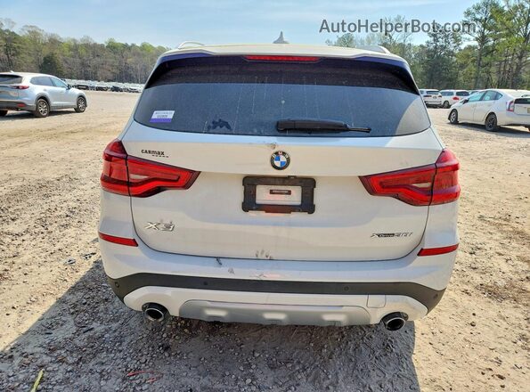 5UXTY5C0XL9D10155 2020 BMW X3 Белый Вид сзади