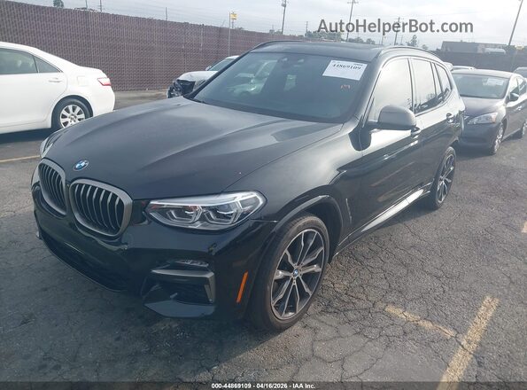 5UXTY9C02L9B25590 2020 BMW X3 Черный Передняя левая четверть