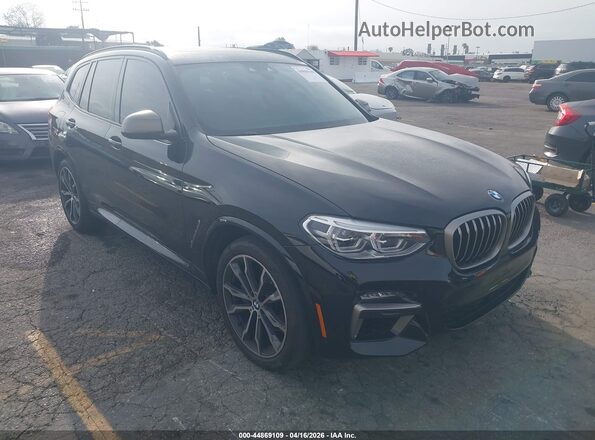5UXTY9C02L9B25590 2020 BMW X3 Черный Передняя правая четверть
